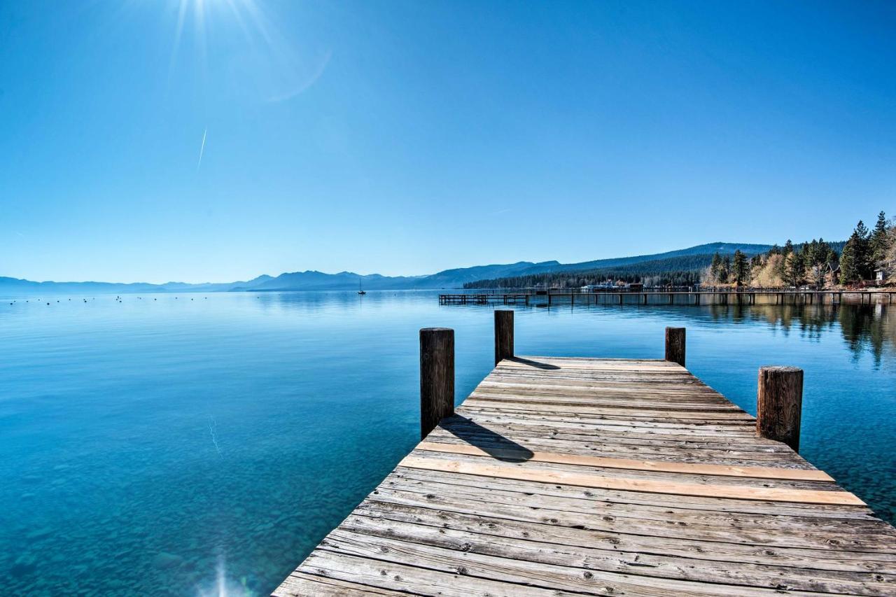 Modern Lakeside Cabin Walk To Dock And Tahoe City Exterior photo