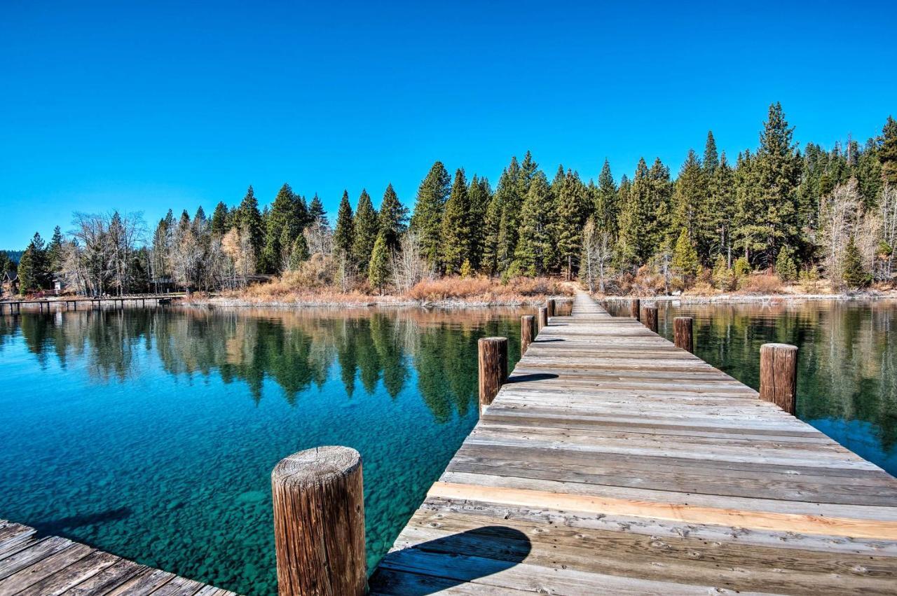 Modern Lakeside Cabin Walk To Dock And Tahoe City Exterior photo