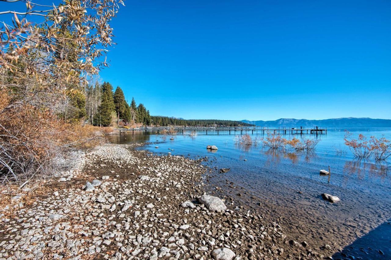 Modern Lakeside Cabin Walk To Dock And Tahoe City Exterior photo