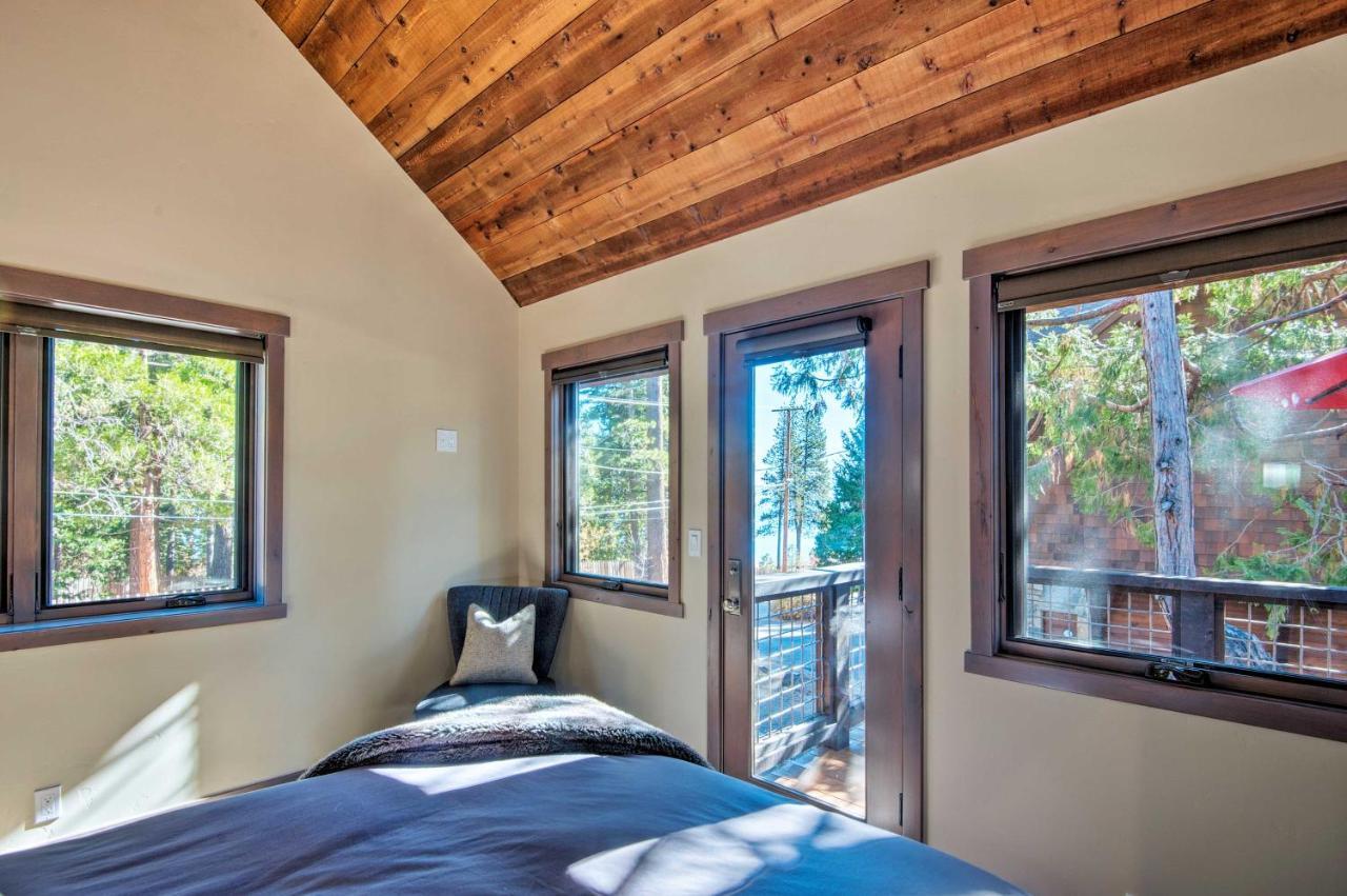 Modern Lakeside Cabin Walk To Dock And Tahoe City Exterior photo